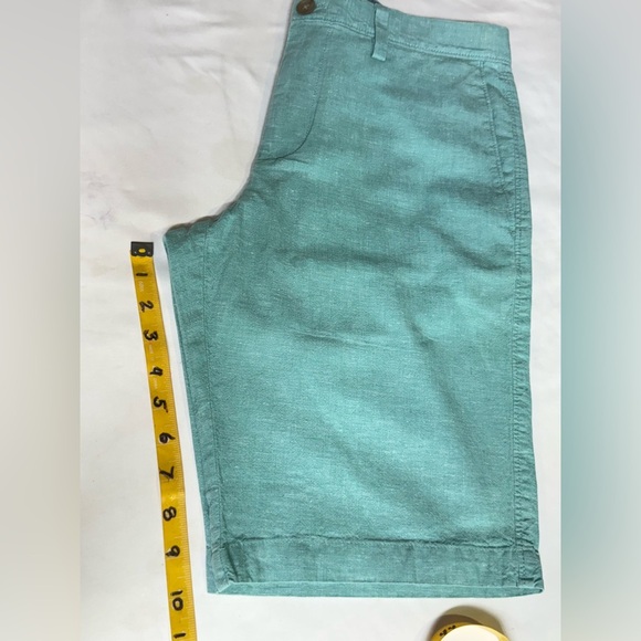 BANANA REPUBLIC Men's Aqua Linen blend Flat Front Shorts size 30 - Picture 11 of 11